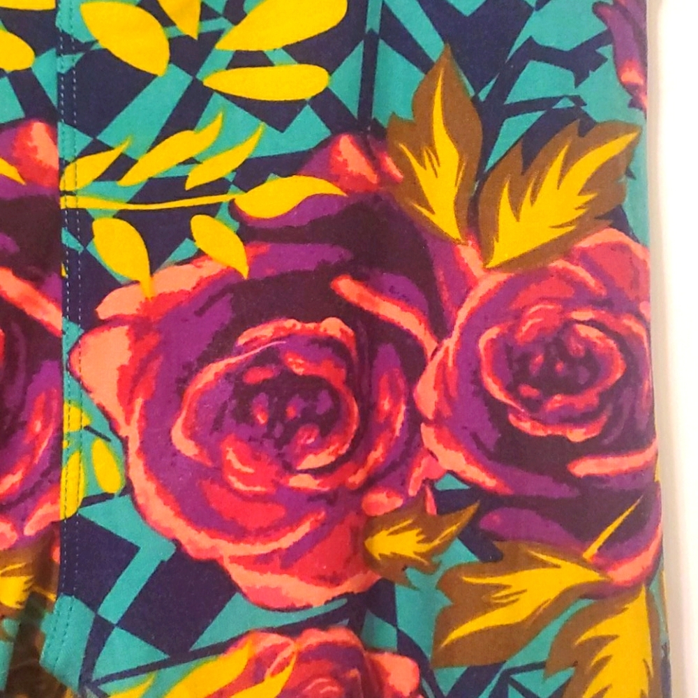 Lularoe OS Floral Legging